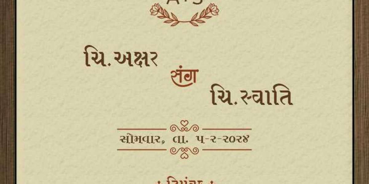 Gujarati Wedding Invitation Card: Tradition with a Touch of Modernity