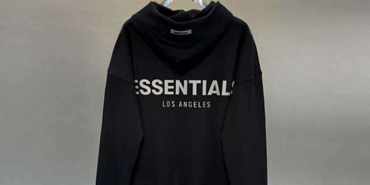 white essentials hoodie